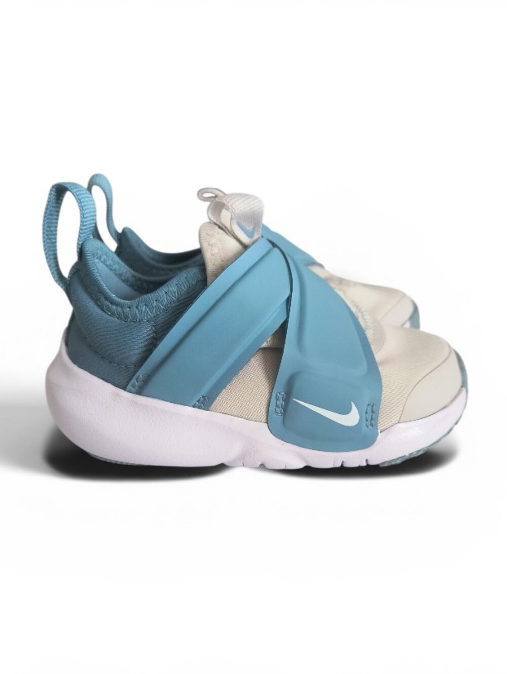 Nike Flex Advance TD Light Bone & Glacier Blue Infant Sneakers Size 4C